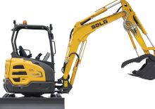 Minikoparki SDLG ER636H Canopy