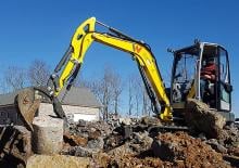 Minikoparki Wacker Neuson EZ36