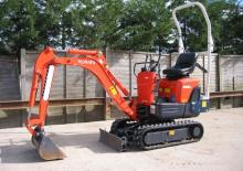 Minikoparki Kubota K008α