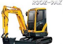 Minikoparki Hyundai R30Z-9AK