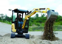 Minikoparki Yanmar SV 18 CR