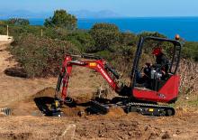 Minikoparki Yanmar SV17VT