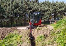 Minikoparki Yanmar SV17VT