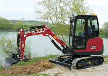 Minikoparki Yanmar SV26