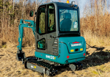 Minikoparki Sunward SWE20F 