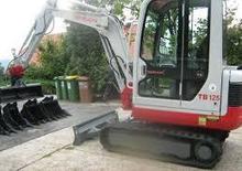 Minikoparki Takeuchi TB 125