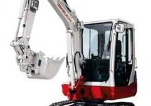 Minikoparki Takeuchi TB 228 Hybrid