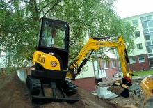 Minikoparki Yanmar VIO 20