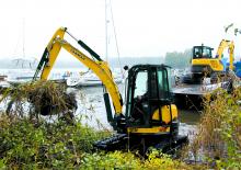 Minikoparki Yanmar VIO 57