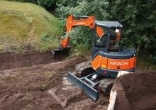 Minikoparki Hitachi ZX 52 U 3