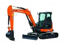 Minikoparki Hitachi ZX55U-6