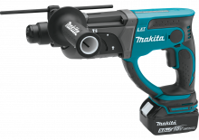Młotowiertarki akumulatorowe z uchwytem sds-max Makita DHR202RTJ