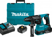 Młotowiertarki akumulatorowe z uchwytem sds-max Makita XRH01T
