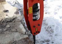 Młoty hydrauliczne Sandvik BR 333