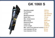 Młoty hydrauliczne Italdem GK 1060 S