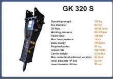 Młoty hydrauliczne Italdem GK 320 S