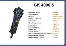 Młoty hydrauliczne Italdem GK 4000 S 