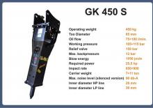 Młoty hydrauliczne Italdem GK 450 S