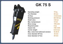Młoty hydrauliczne Italdem GK 75 S 