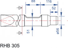 Młoty hydrauliczne Hanwoo RHB 305 BA
