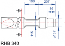 Młoty hydrauliczne Hanwoo RHB 340 BA