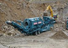 Sortownie mobilne z bębnem Powerscreen Trommel 720