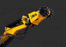 Montowane głowice frezarskie do koparek hydraulicznych Brokk BDC 100