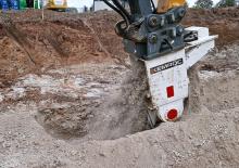 Montowane głowice frezarskie do koparek hydraulicznych Kemroc EK 150