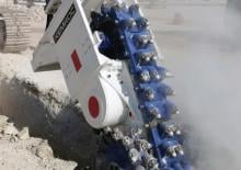 Montowane głowice frezarskie do koparek hydraulicznych Kemroc EK 40