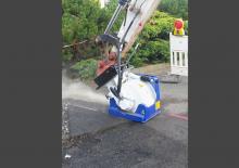 Montowane głowice frezarskie do koparek hydraulicznych Kemroc EX 30 HD