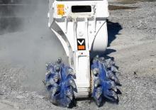 Montowane głowice frezarskie do koparek hydraulicznych Kemroc KR 120 C