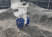 Montowane głowice frezarskie do koparek hydraulicznych Kemroc KR 160