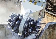Montowane głowice frezarskie do koparek hydraulicznych Dehaco TF2100