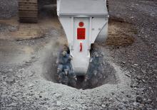 Montowane głowice frezarskie do koparek hydraulicznych Erkat VC 2000-0X