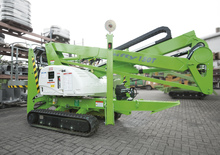 Gąsienicowe, przegubowe podnośniki koszowe Niftylift TD 150 T