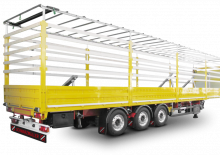 Naczepy - plandeki Schwarzmüller 3-axle lightweight platform semitrailer - coil - inclined loader
