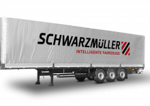 Naczepy - plandeki Schwarzmüller 3-axle sliding tarpaulin platform semitrailer - coil - combined transport