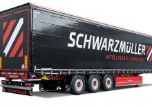 Naczepy - plandeki Schwarzmüller 3-axle ultralight sliding tarpaulin platform semitrailer