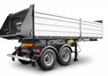 Naczepy wywrotki Schwarzmüller 2-axle 3-way tipper semitrailer - building site