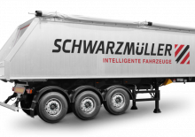 Naczepy wywrotki Schwarzmüller 3-axle aluminium hollow profile tipper semitrailer
