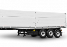 Naczepy wywrotki Schwarzmüller 3-axle large-scale aluminium hollow profile tipper semitrailer for (un)loading and tipping to the left or rear