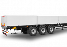 Naczepy wywrotki Schwarzmüller 3-axle platform semitrailer - building materials
