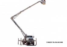 Platformy robocze na wysięgniku przegubowym mocowane na ciężarówce Versalift CTA-104-I (CONDOR)