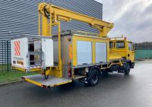 Platformy robocze na wysięgniku przegubowym mocowane na ciężarówce Ruthmann K 115