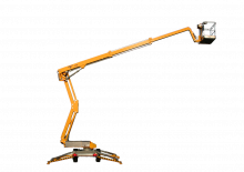 Platformy robocze na wysięgniku przegubowym mocowane na przyczepie OMMELIFT 1700 EXB