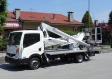 Platformy robocze na wysięgniku teleskopowym mocowane na ciężarówce Multitel HX 195