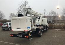 Platformy robocze na wysięgniku teleskopowym mocowane na ciężarówce Safi SCJ 18 H+H