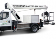 Platformy robocze na wysięgniku teleskopowym mocowane na ciężarówce Ruthmann STEIGER AMPERO TBR 260 E