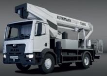 Platformy robocze na wysięgniku teleskopowym mocowane na ciężarówce Ruthmann STEIGER T 380 XS