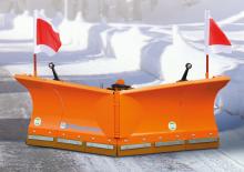 Pługi śnieżne z zabezpieczeniem sprężynowym listwy zgarniającej Wiedenmann SnowMaster Vario Flex 3370